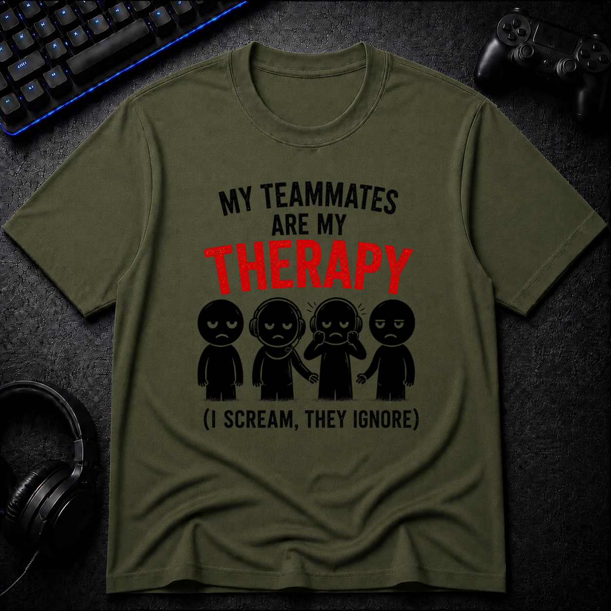 My Teammates Are My Therapy