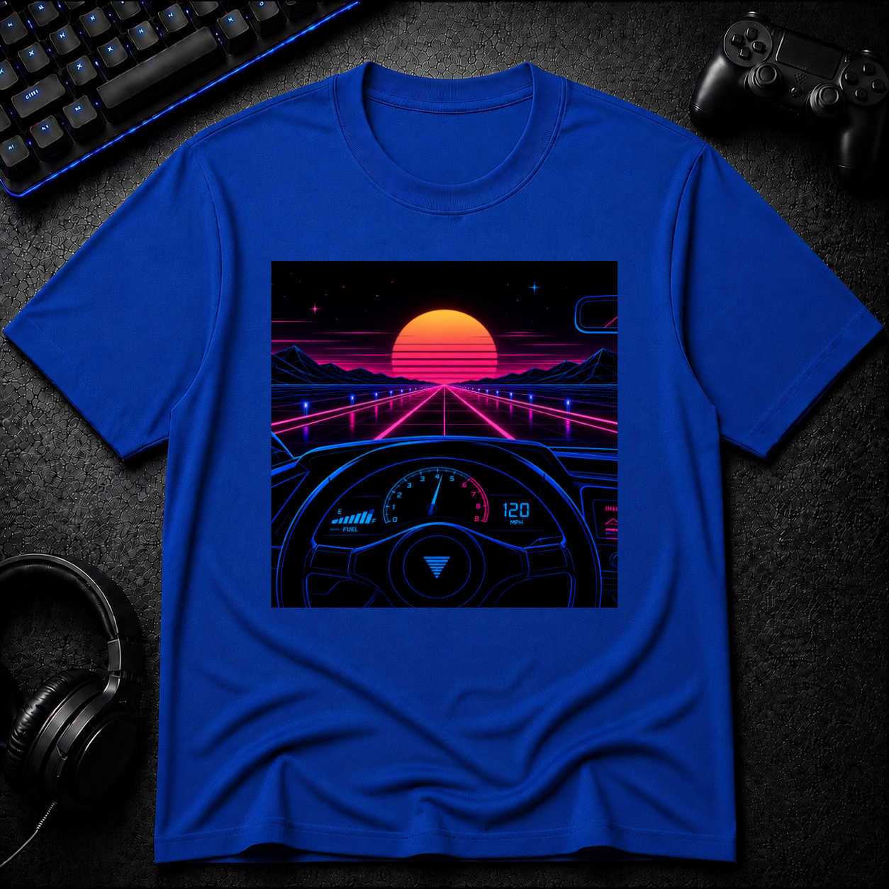 Driving towards the Sunset
